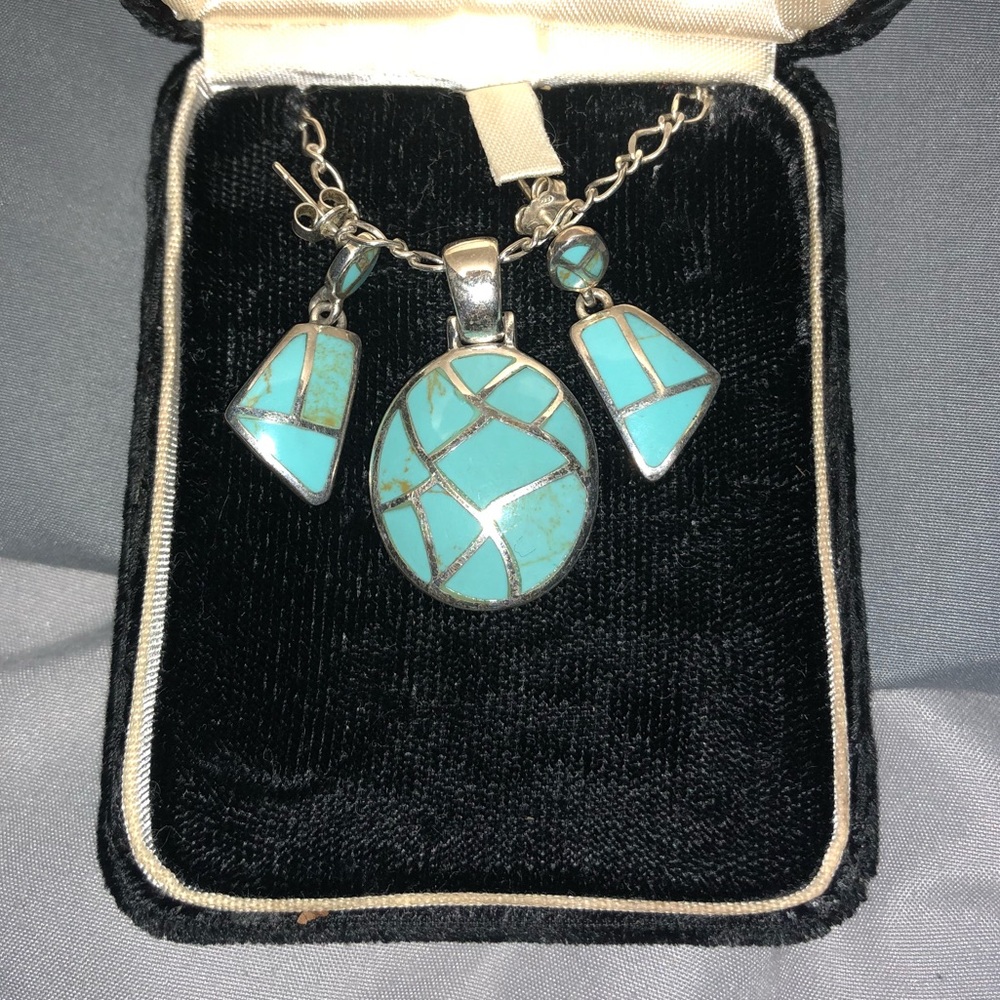 Turquoise jewelry  set